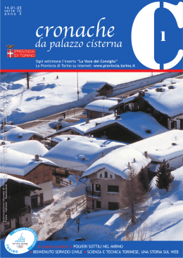 14 gennaio 2005 - Provincia di Torino