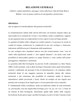 Relazione  - Provincia di Forlì