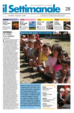 Numero Completo - Diocesi di Como