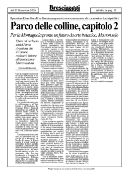 Parco delle colline, capitolo 2