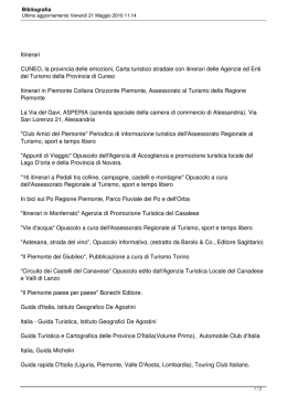 Itinerari CUNEO, la provincia delle emozioni, Carta