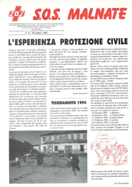 Sos Malnate n.17 - Novembre 1993
