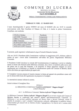 Verbale del 12/03/2015
