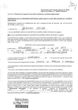 Dentizzi Cosimo - Consiglio