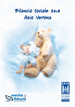 Bilancio Sociale ABIO Verona 2014
