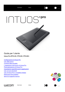 Guide per l`utente Intuos Pro