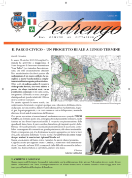il parco civico &ndash; un progetto reale a lungo termine