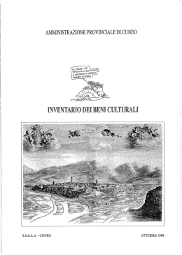 Inventario dei beni culturali della Provincia di Cuneo