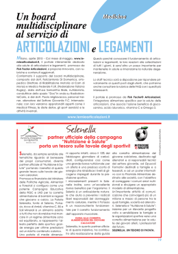 Articolazioni e legamenti