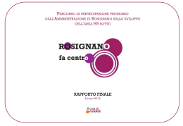 Diapositiva 1 - Comune di Rosignano Marittimo