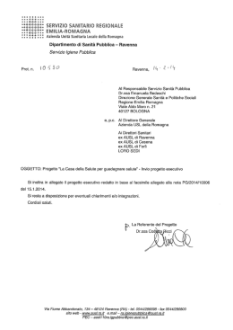 La casa della salute - Luoghi di prevenzione