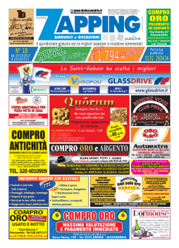 N&deg; 18 &ndash; Zapping del 07/10/2013