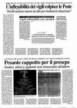 vigili colpisce le Poste