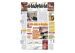 11 Gennaio - Araberara