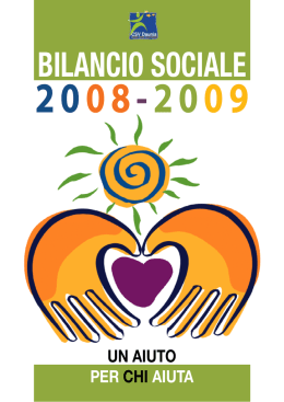 Bilancio Sociale 2008-2009