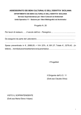 regione siciliana - Comune di Palermo