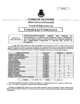 28.11.2013 – Ittiri (SS)