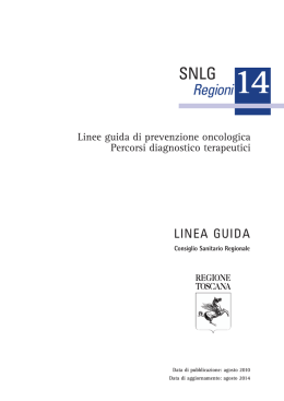Percorsi diagnostico terapeutici