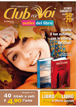Sconto 50% - Club degli Editori