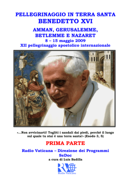 terra santa - Radio Vaticana