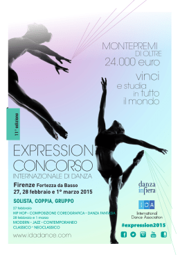 expression concorso - International Dance Association