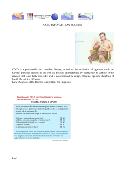 COPD INFORMATION BOOKLET Pag.1