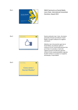 Cosa sono i Social Media?