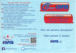 Opuscolo - Avis Genova