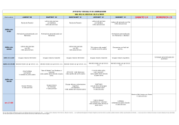 Settimana dal 09.11 al 15.11.2015 - Azienda Pubblica di Servizi alla