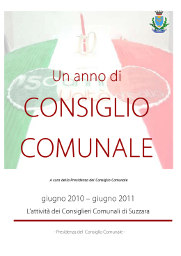 Delibere anno 2011 - Comune di Suzzara