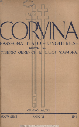 Corvina - ns Anno 6. No. 6. (Giugno 1943.)