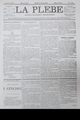 Lettera - Centro Studi Francesco Saverio Merlino