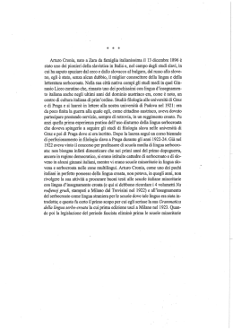 Arturo Cronia, nato a Zara da famiglia italianissima il 13 dicembre