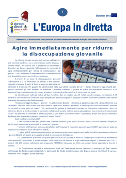 Newsletter di Dicembre 2011 (pdf - 3628Kb)