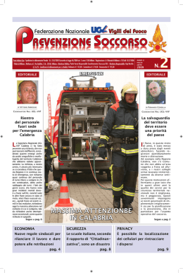 massima attenzionbe in calabria