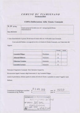 Delibera di Giunta 19-2012