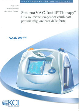 V.A.C Therapy con instillazione