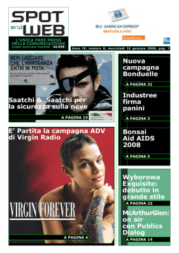 Spot and Web n.8 del 16.1.2008
