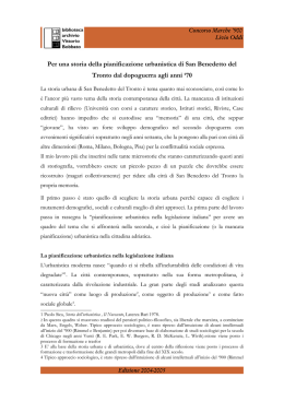 continua - Biblioteca Archivio Vittorio Bobbato