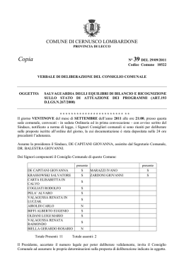 Copia - Comune di Cernusco Lombardone