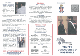 Opuscolo informativo - Comune di Granarolo dell`Emilia