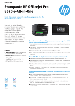 Stampante HP Officejet Pro 8620 e-All-in-One