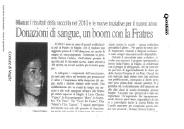 DonazionidisangueunboomconlaFratres