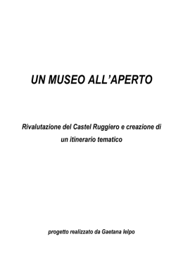 un museo all`aperto