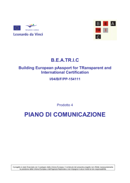 IT - Home - Progetti Europei
