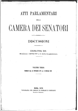 Indice dell`Attivit&agrave; Parlamentare