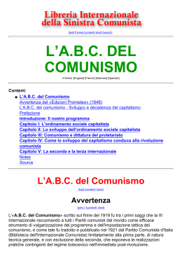 L`A.B.C. del Comunismo