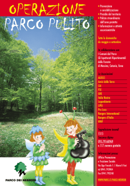 Operazione Parco Pulito