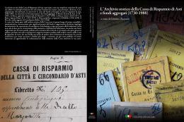 Nel 2015 &egrave; stato pubblicato L`Archivio storico