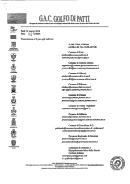 AVVISO N.56 - Provincia Regionale di Messina